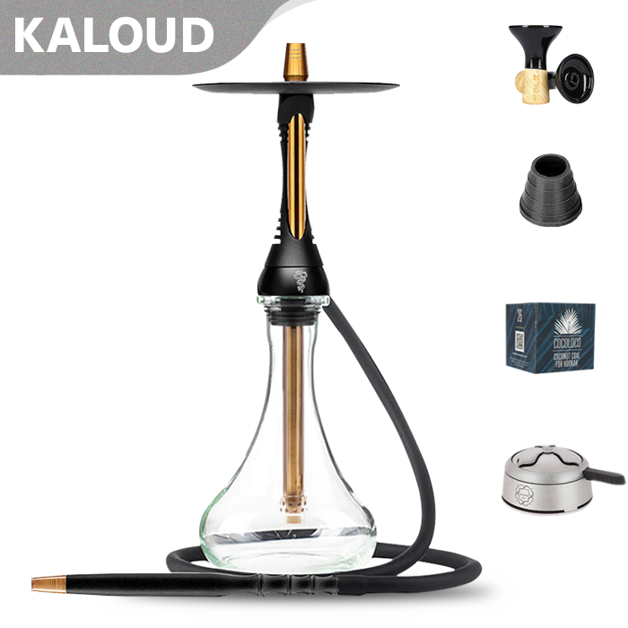 Alpha Hookah S Set - Black Matt