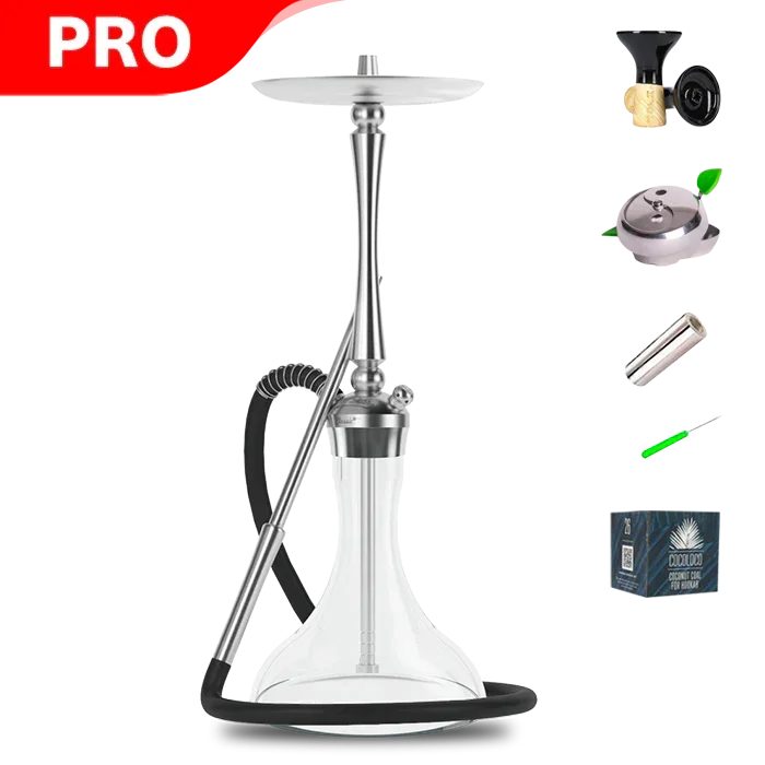 Mattpear Classic M Slim Plus Hookah - Clear
