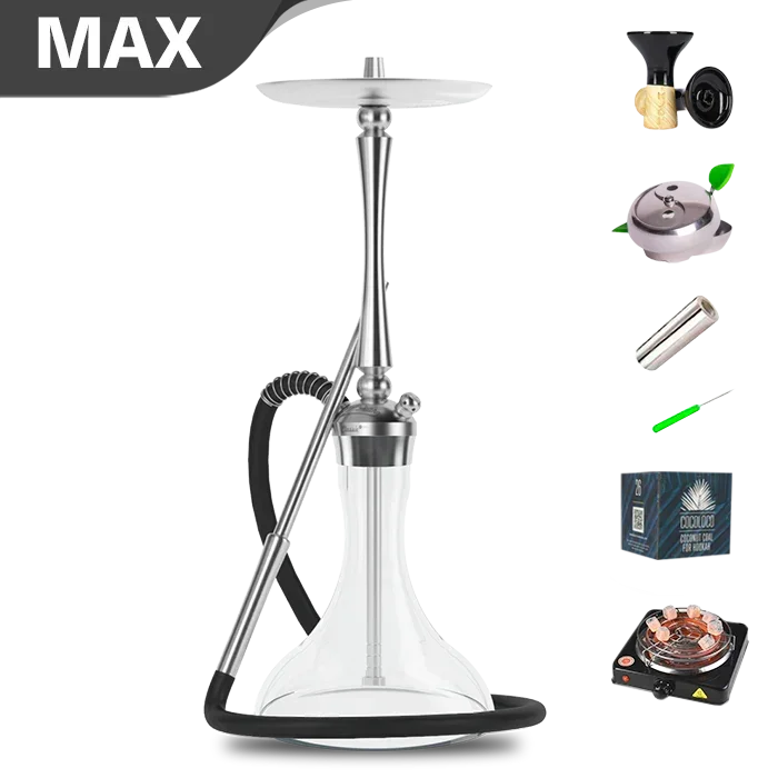 Mattpear Classic M Slim Plus Hookah - Clear