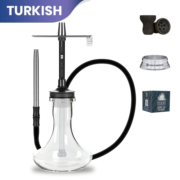 Alpha Misha Rebel Shisha - Tiefschwarz