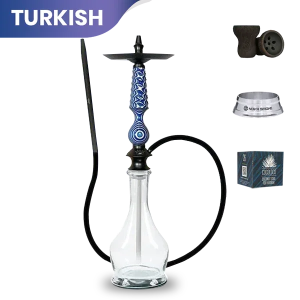Regal Hookah Cavalier - Greek Eye