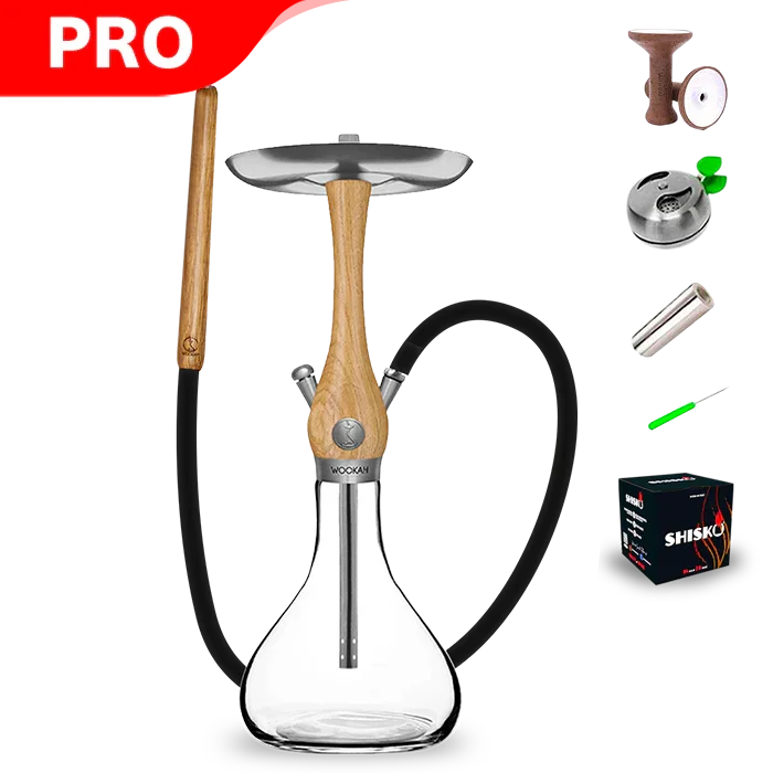 Wookah Mini Oak Smooth Shisha