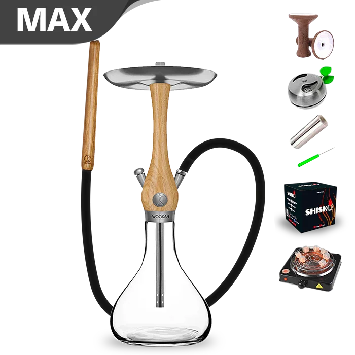 Wookah Mini Oak Smooth Shisha