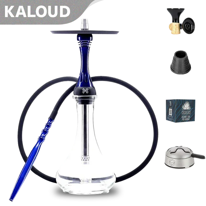 Alpha Shisha X SET - Dunkelblau