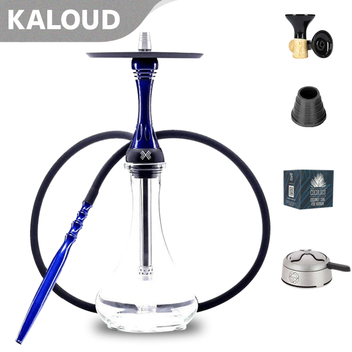 Alpha Shisha X SET - Dunkelblau