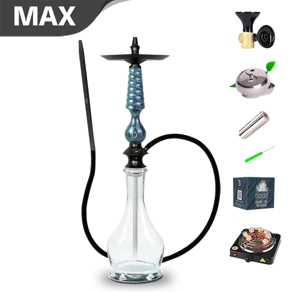Regal Hookah Cavalier - Aqua