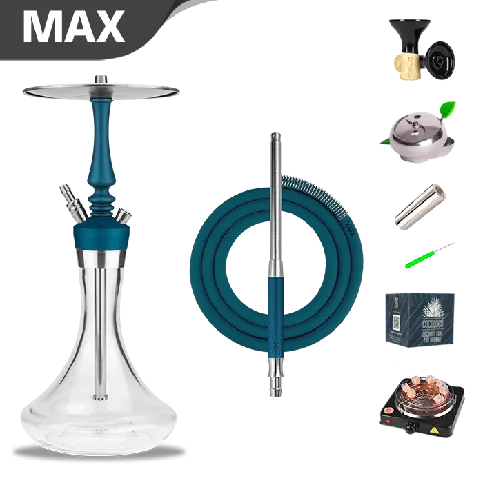 Hoob Mars Mini Pro Hookah - Marine Blue