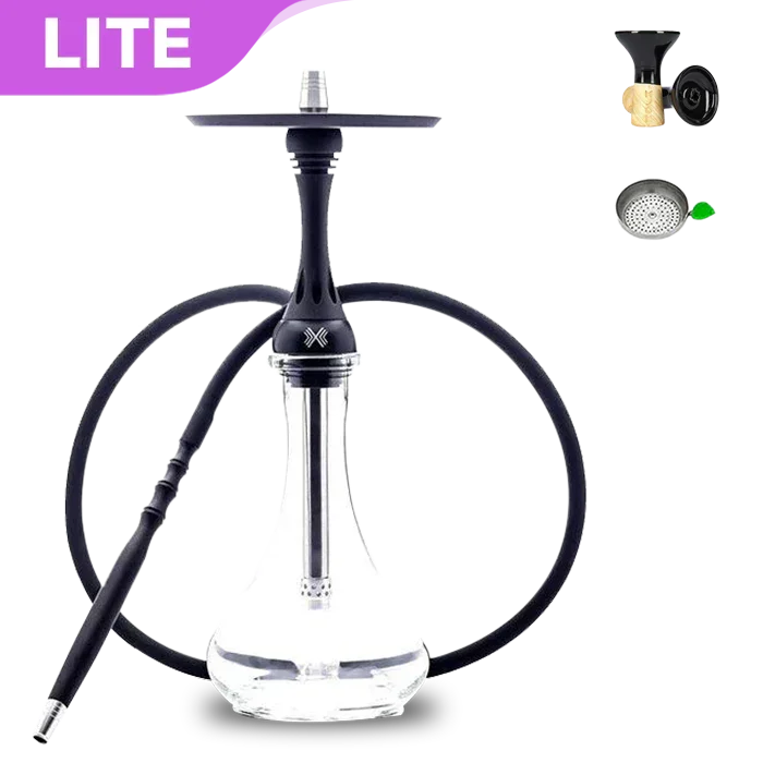 Alpha Hookah X Set - Black Matte