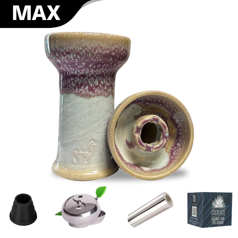 Alpaca Mini Rook Bowl - Purple White