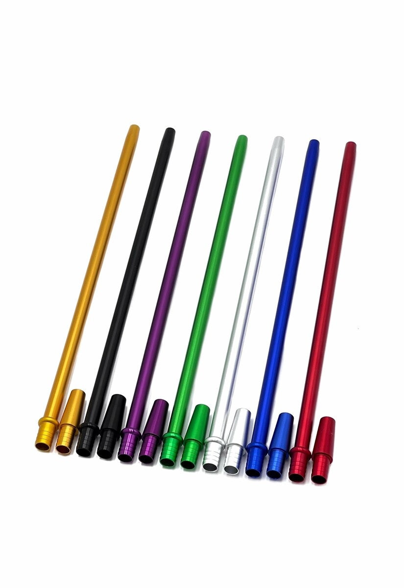 Aluminium-Mundstück-Set 38 cm Schwarz