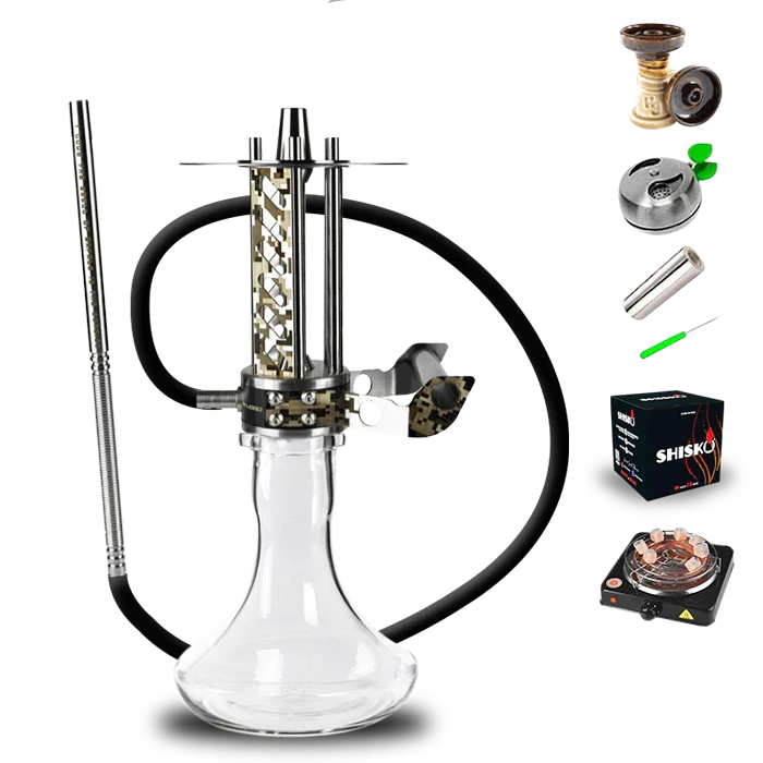Shi Carver Mini Gun Skin Hookah