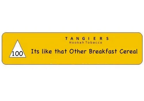 Tangiers Noir Es ist wie das andere Frühstücksfläschen