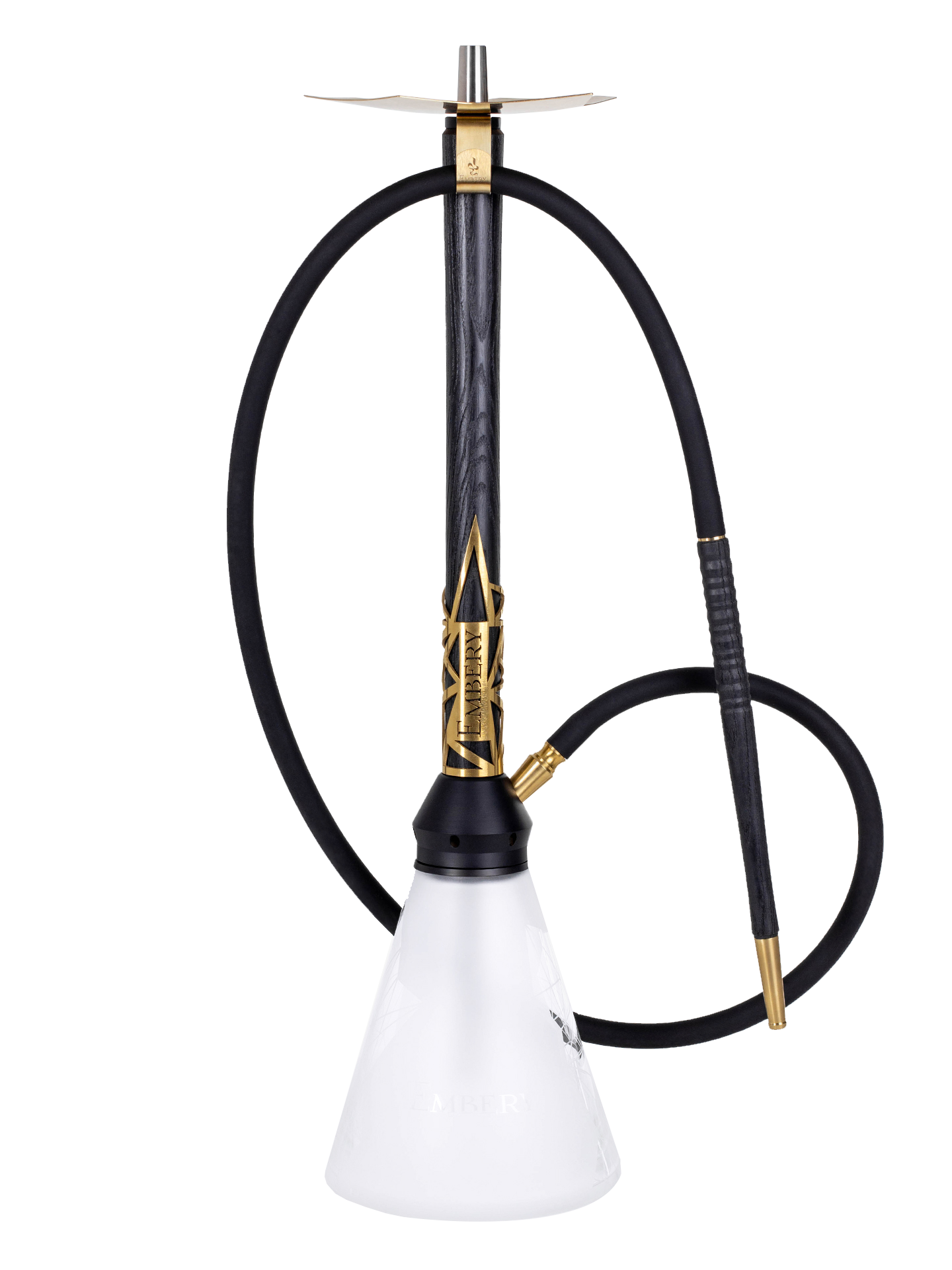 Embery Wood Envolve Hookah - Gold/Black