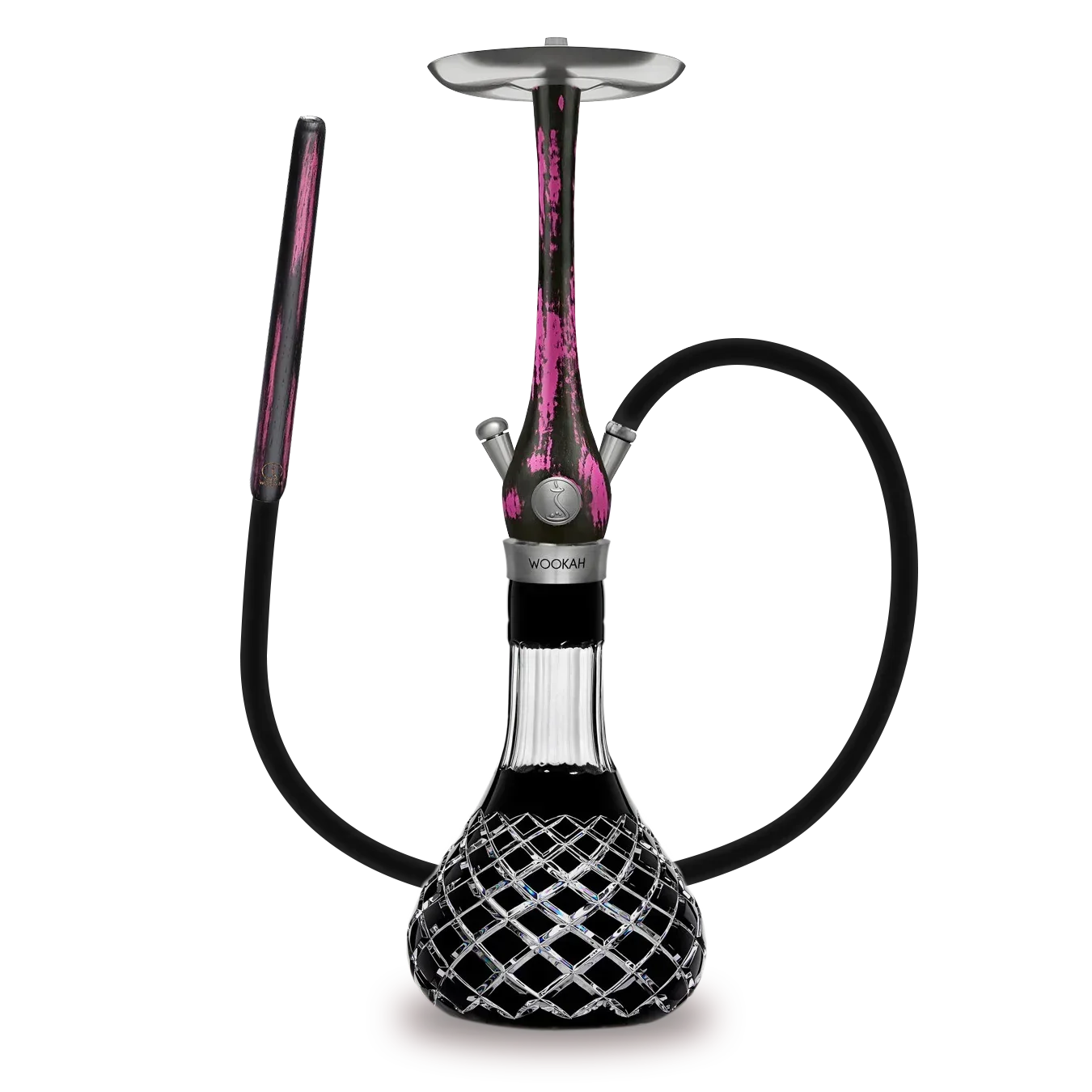 Wookah Black Pink Mastercut Check Black Hookah
