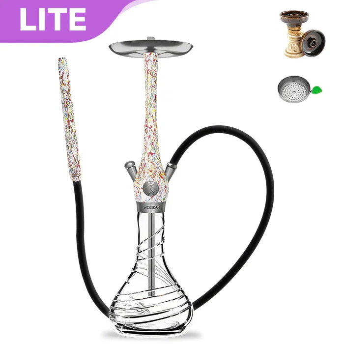 Wookah Abstract Crystal Tornado Hookah (Limited Edition)