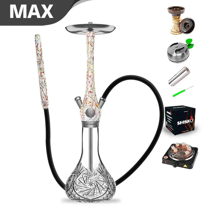 Wookah Abstract Mastercut Mill Hookah