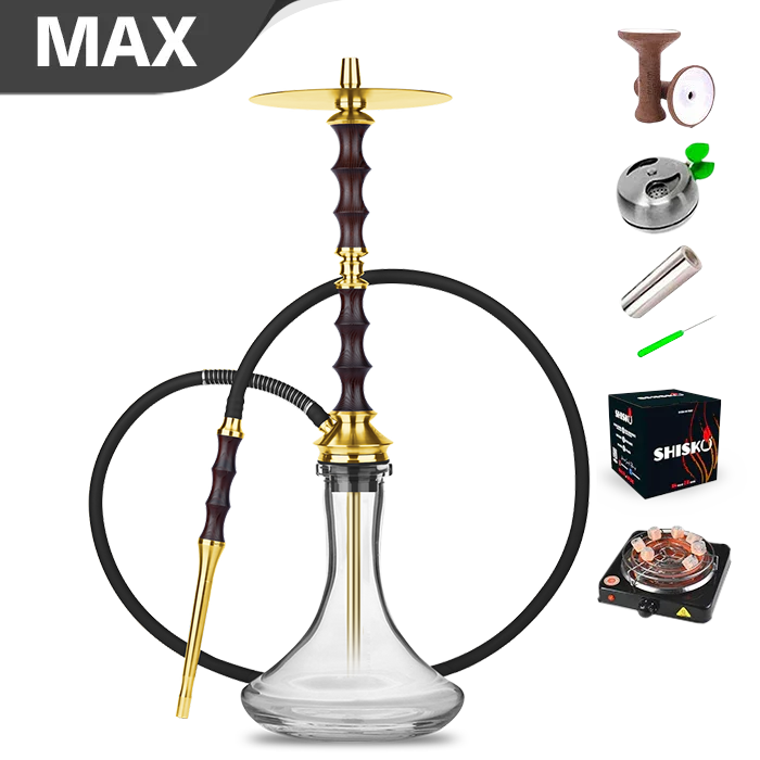 Japona Sensei Black Hookah - Gold Edition