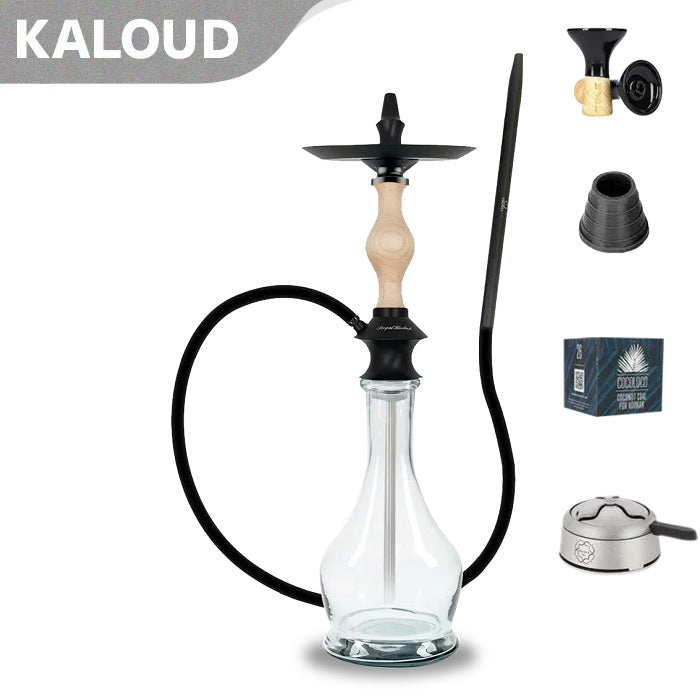 Regal Joker Clear Wood Hookah