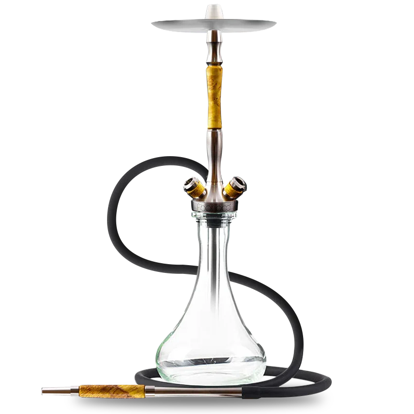 Union Hookah Fibonacci Hookah - Stabilised Wood Yellow