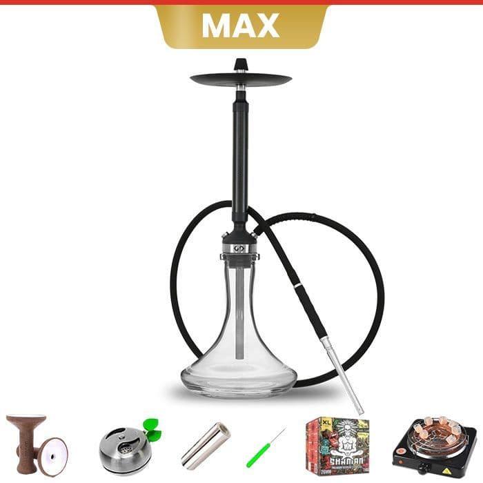 Konzeptionelles klares Shisha-Set