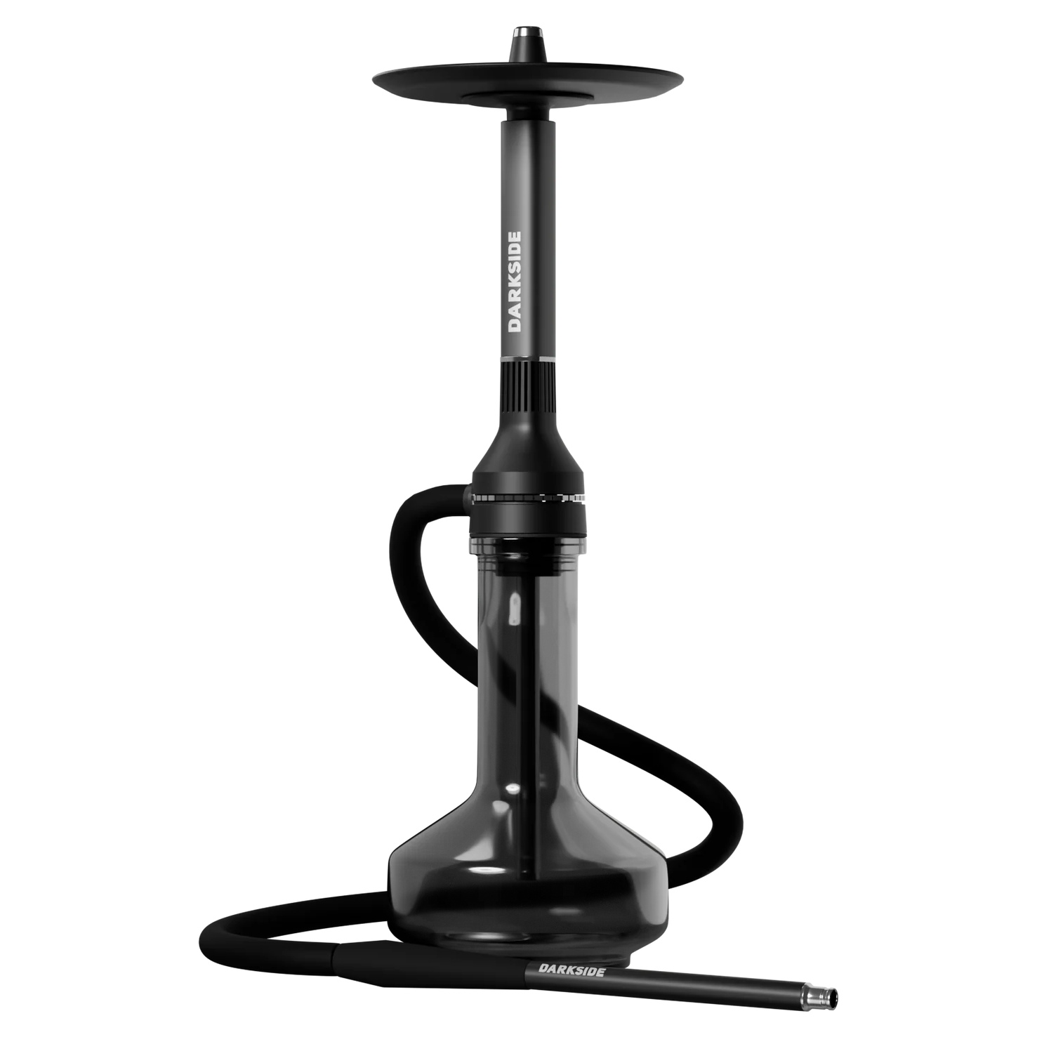 Darkside NEO Grey Shisha on the Darkside D-Glass base in Grey