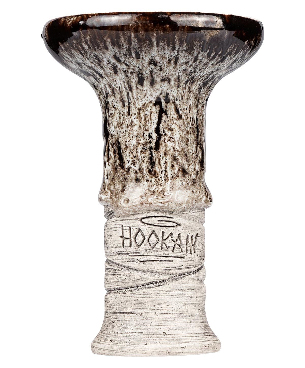 Hookain Lit Lip Phunnel Bowl - BRO-NZE