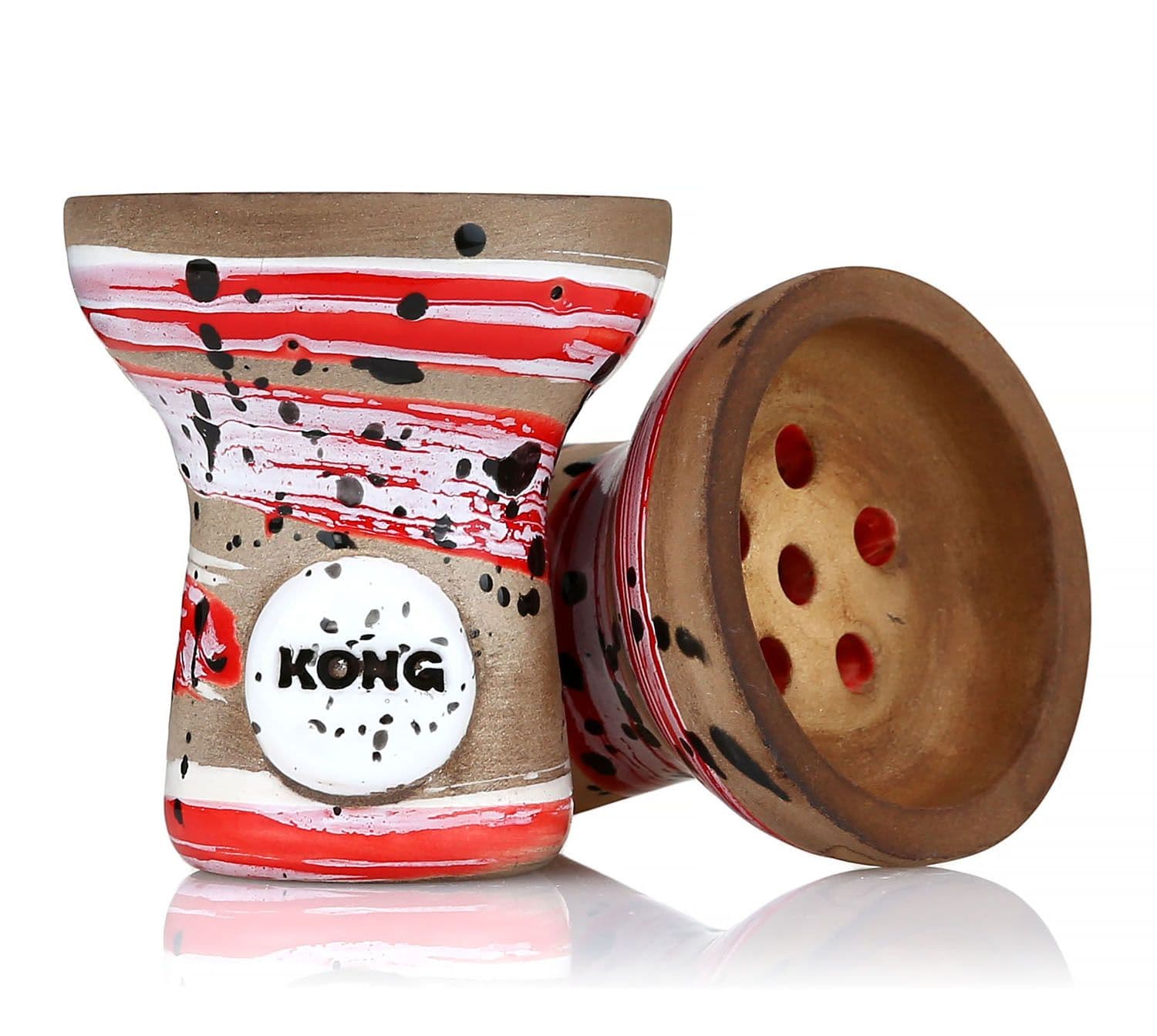 Kong Turkish Boy Space Glazed Bowl -  Red
