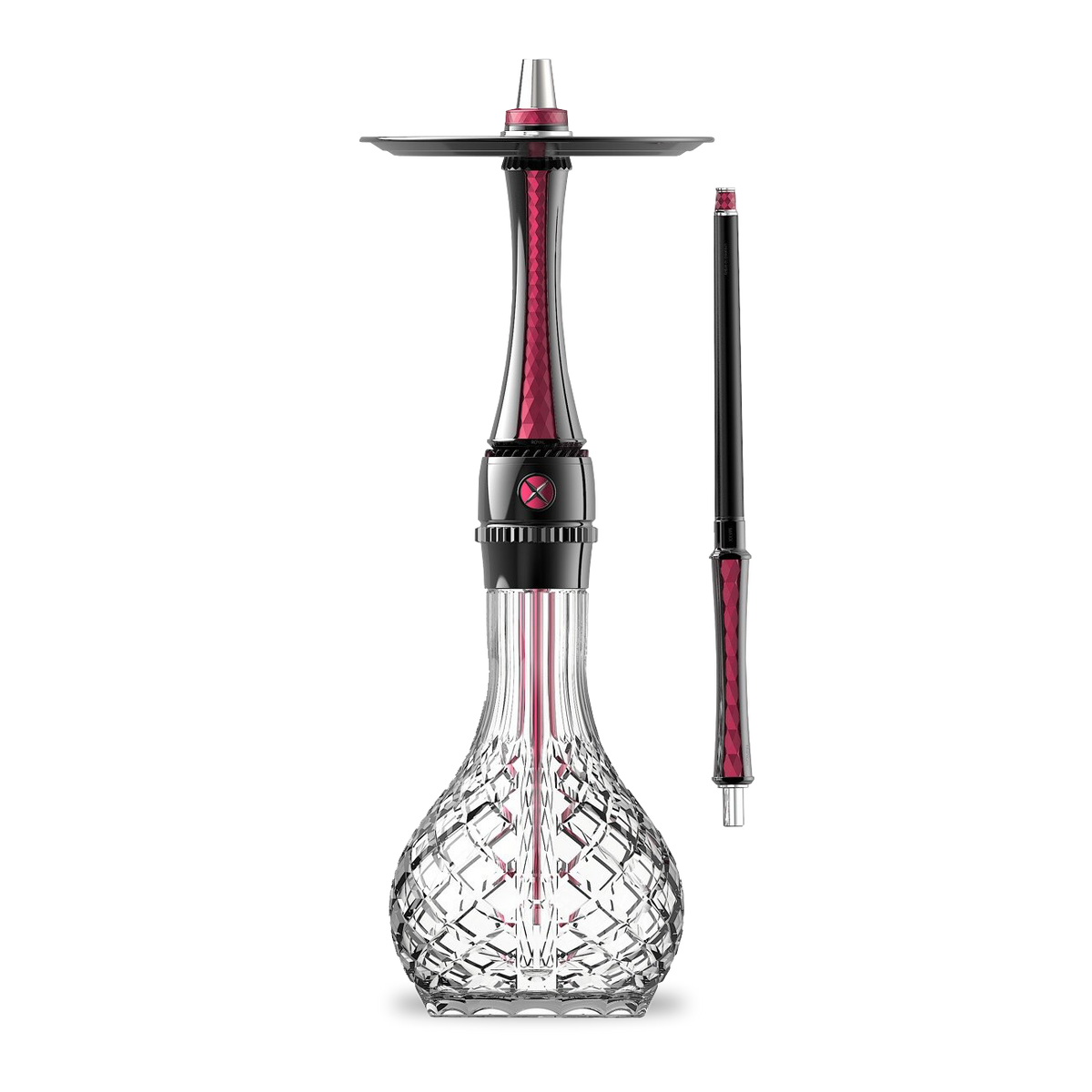 Maxx Royal Screw System Hookah – Rubin Schwarz