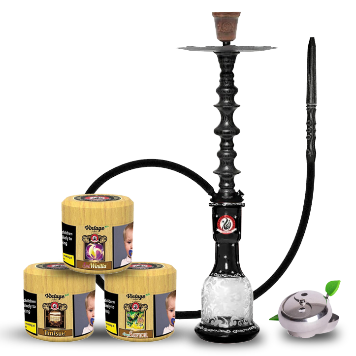 Starbuzz Wood Line Challenger – Schwarz mit silbernen Streifen