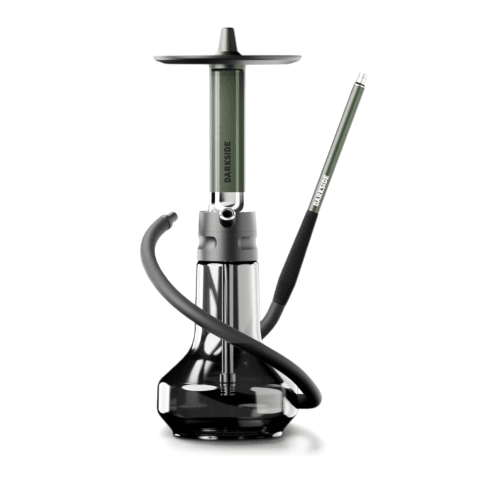 Darkside EVO Hookah in Green with base and hose
