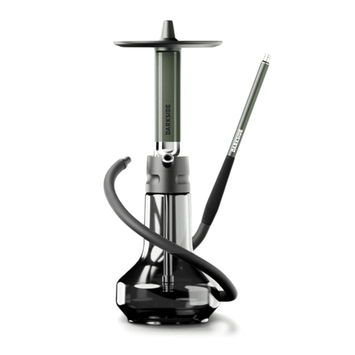 Darkside EVO Hookah in Green with base and hose