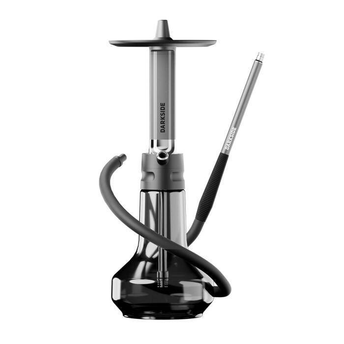 Darkside EVO Hookah in Grey with base and hose