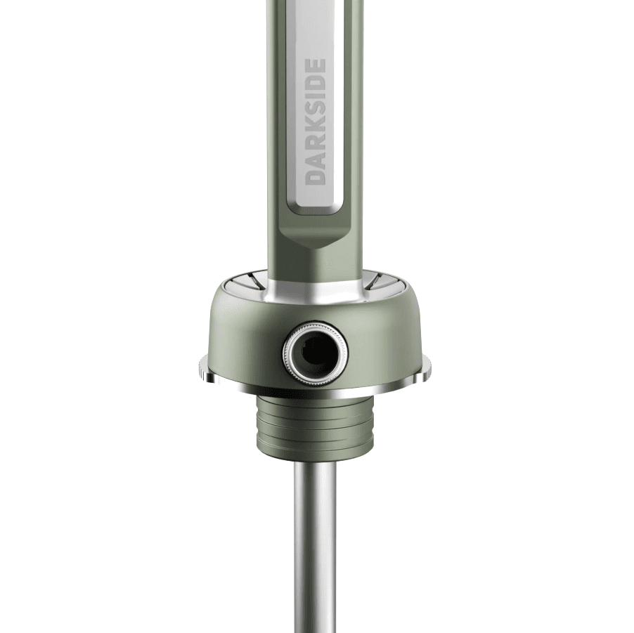Darkside PRO Hookah Green Chrome: hose connector