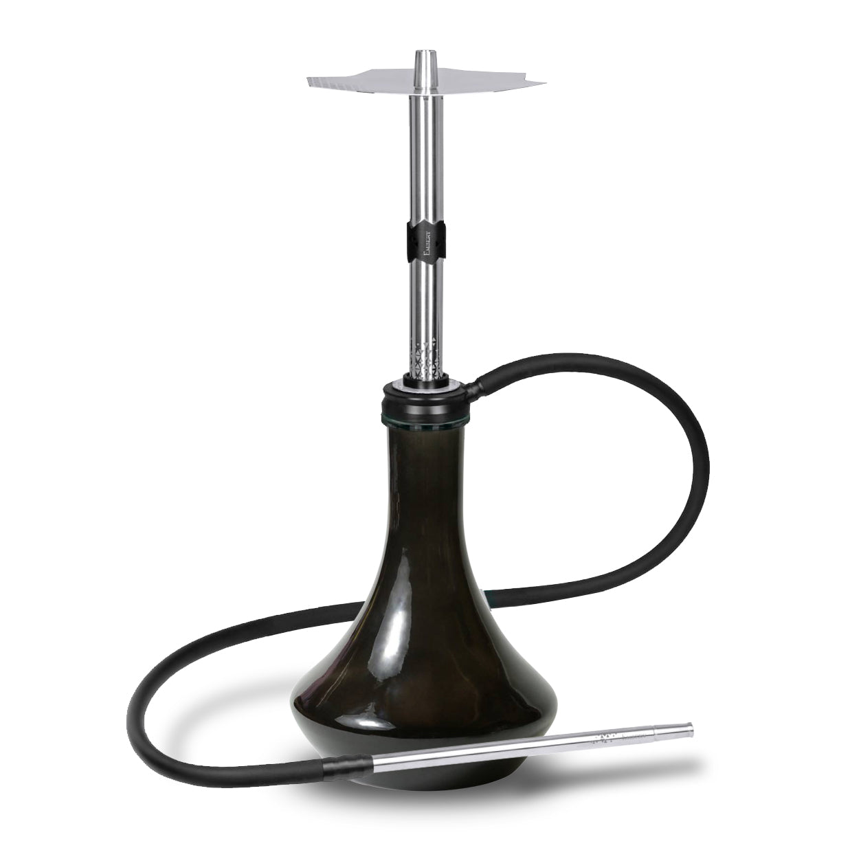 Embery Equal Hookah - Silver Black