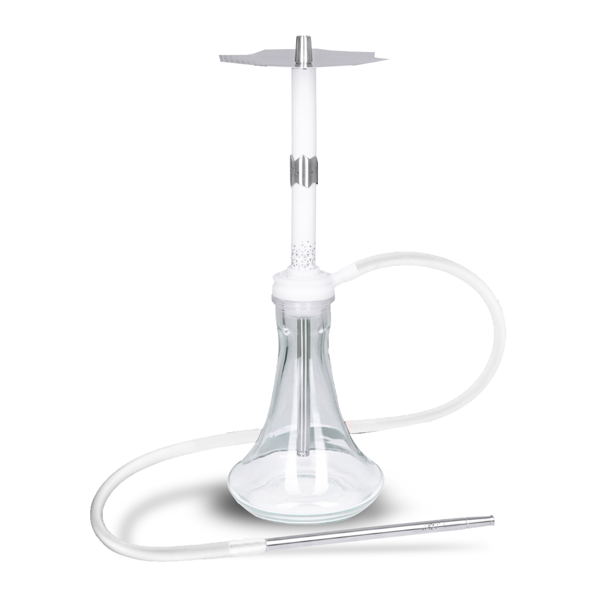 Embery Equal Hookah - Silver Snow