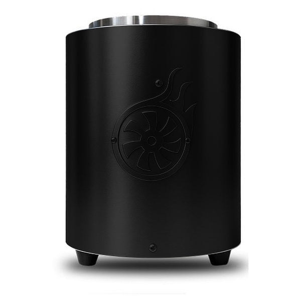 Shisha Turbine Neo Brushed Stainless Steel Black electric coal burner