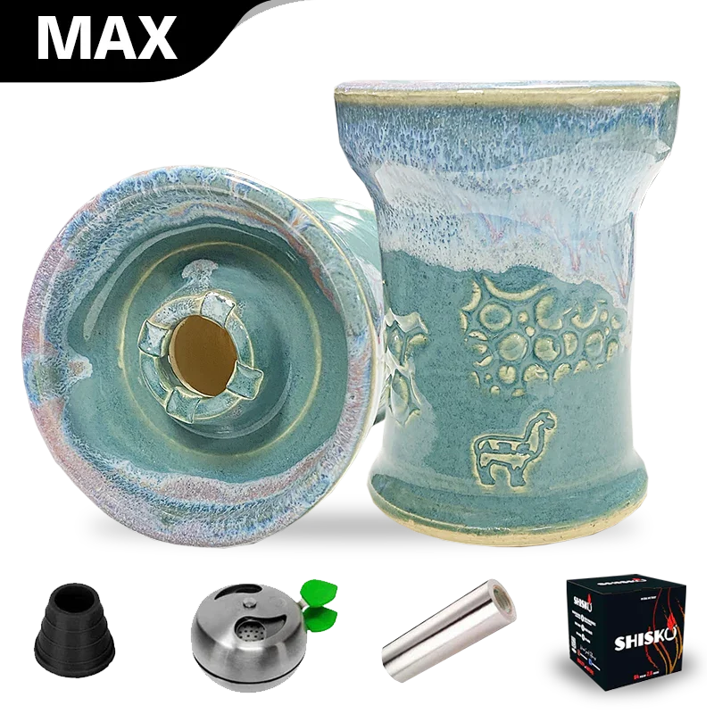 Alpaca Rook Thick Boyz Bowl - Aqua Reptile