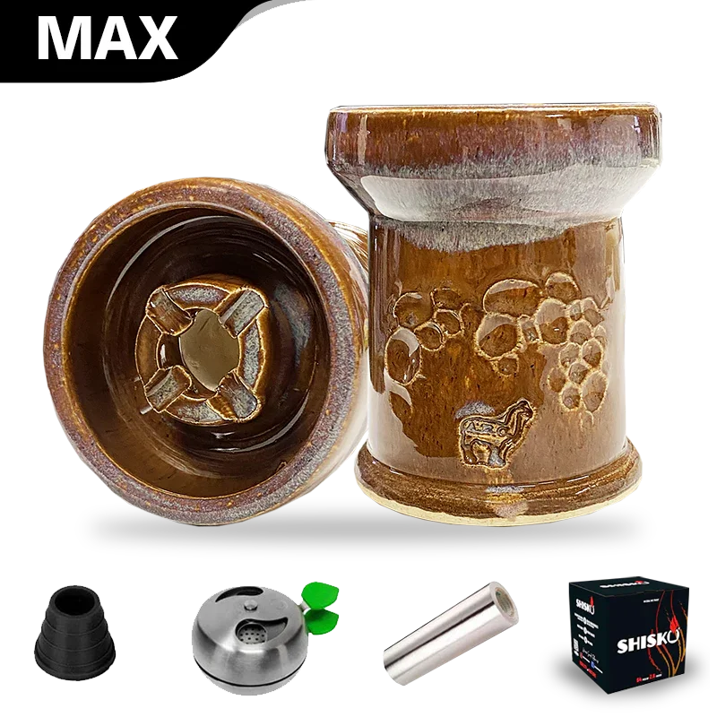 Alpaca Rook Thick Boyz Bowl - Brown Dotty 2