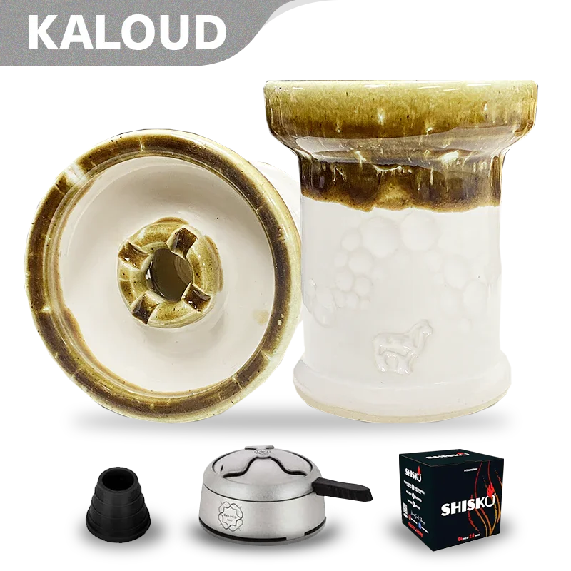 Alpaca Rook Thick Boyz Bowl - White Caramel Moon Landing