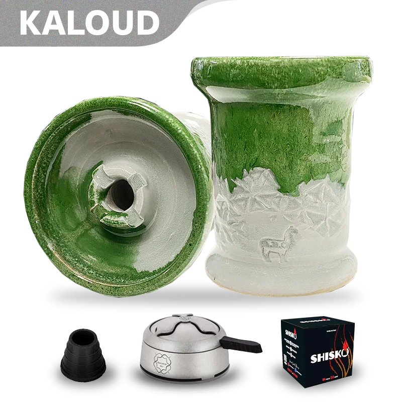 Alpaca Rook Thick Boyz Bowl - Slime White Snowflakes