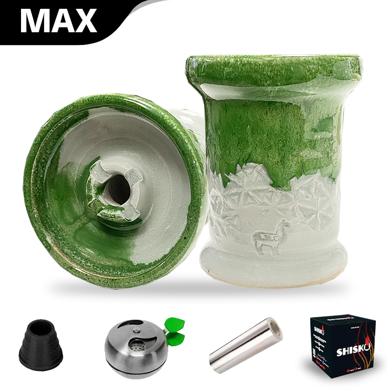 Alpaca Rook Thick Boyz Bowl - Slime White Snowflakes
