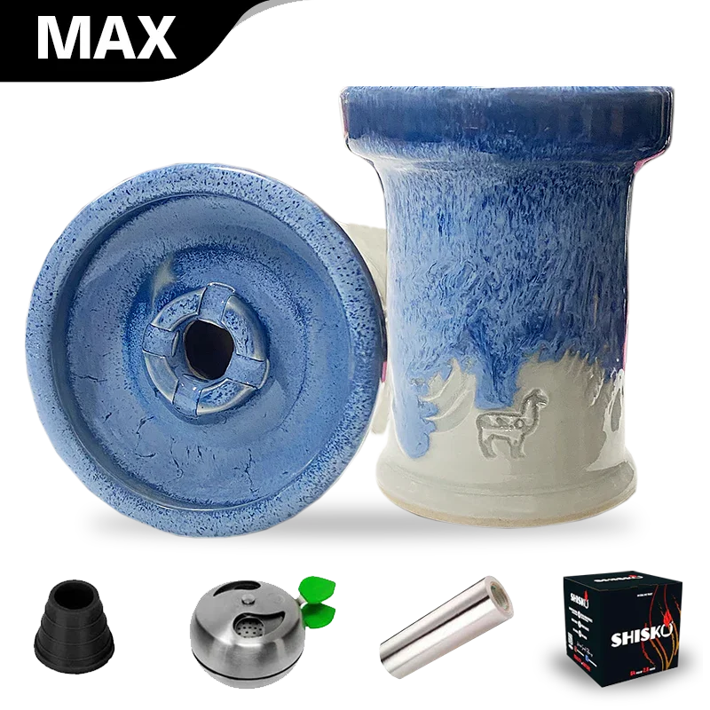 Alpaca Rook Thick Boyz Bowl - Slate White Waves