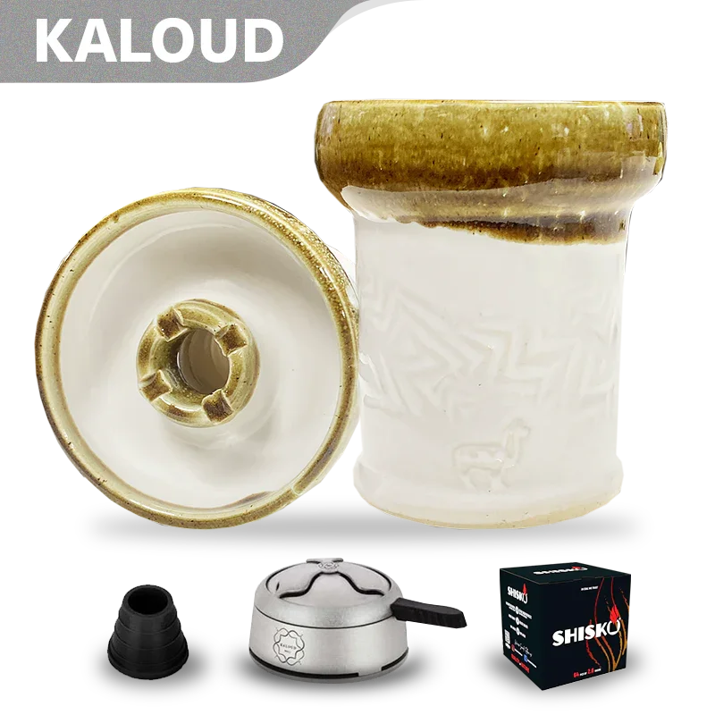 Alpaca Rook Thick Boyz Bowl - White Caramel Lighting