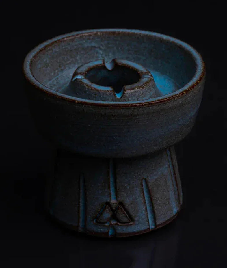 Mason Shishaware Bowl - Gravel Topaz Blue