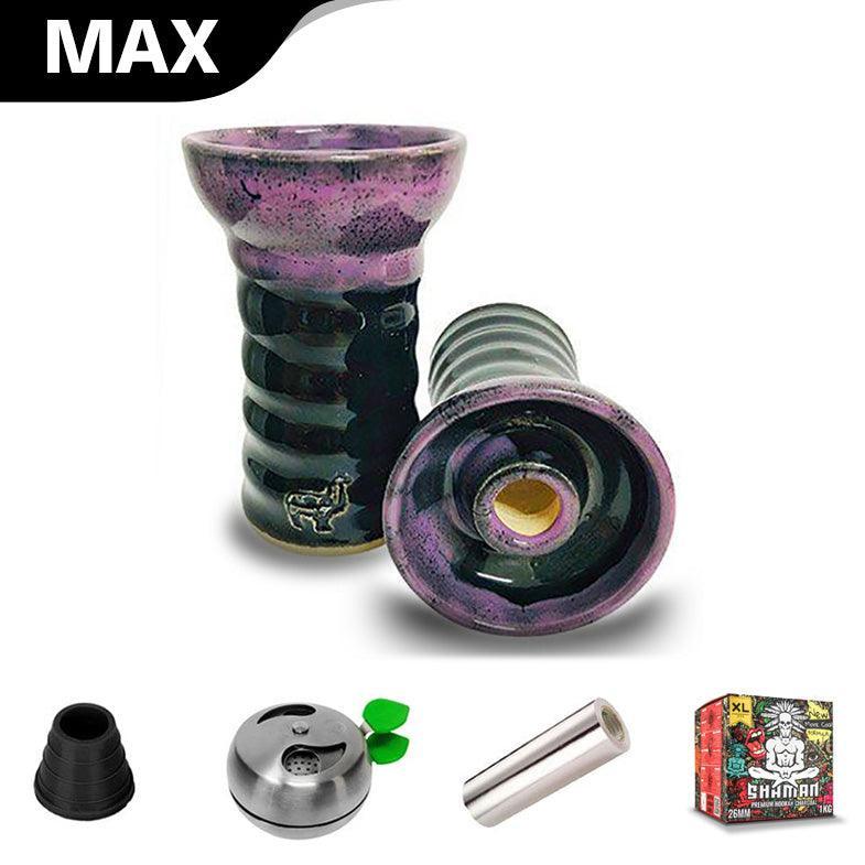 Alpaca Suri V2 Bowl - Purple'ish Black - shishagear - UK Shisha Hookah Black Friday