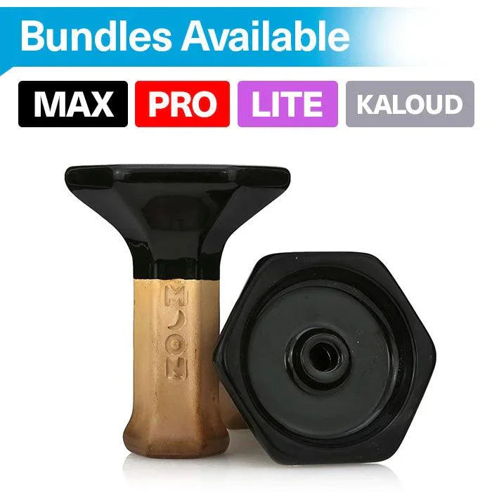 Moon Grand Phunnel Bowl - Black - shishagear - UK Shisha Hookah Black Friday