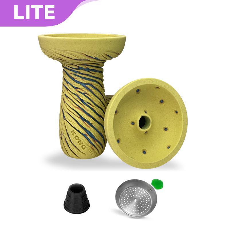 Kong Hookah Bowl - Lava Phunnel Yellow - shishagear - UK Shisha Hookah Black Friday