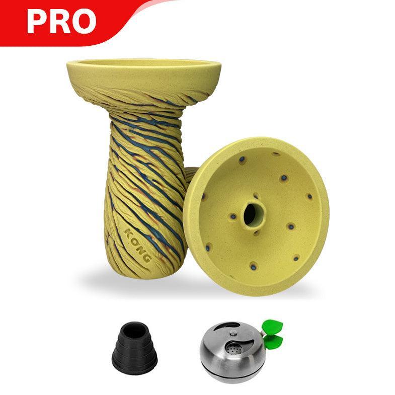 Kong Hookah Bowl - Lava Phunnel Yellow - shishagear - UK Shisha Hookah Black Friday