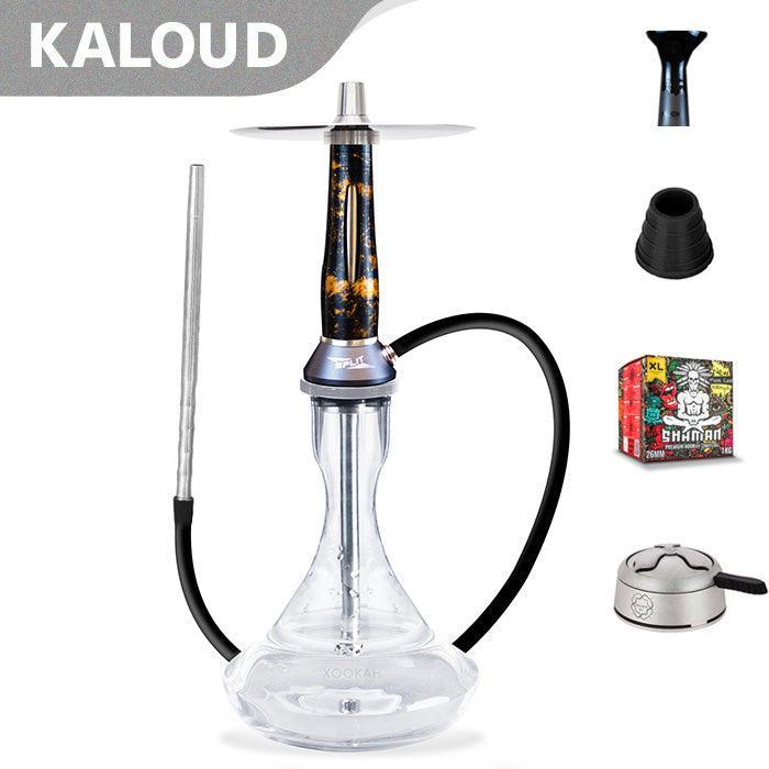 Nova Smoke Split Hookah - Black Gold - shishagear - UK Shisha Hookah Black Friday