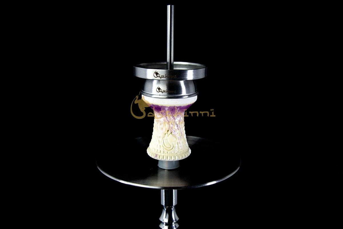 Dschinni Mio Chrome Venom Hookah Set (Rainbow) - shishagear - UK Shisha Hookah Black Friday